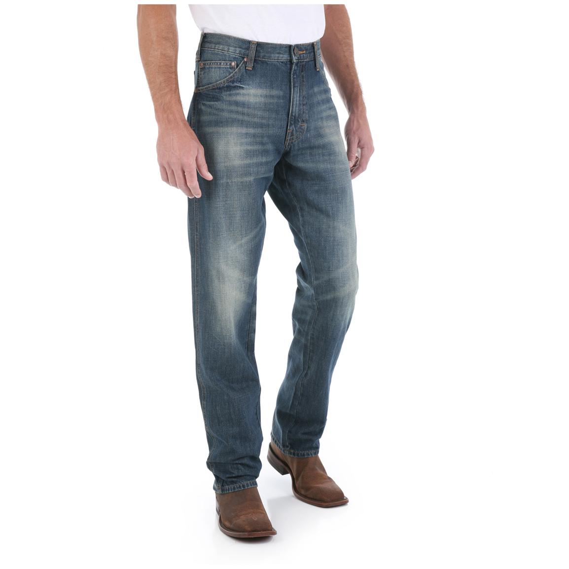 wrangler slim straight pants