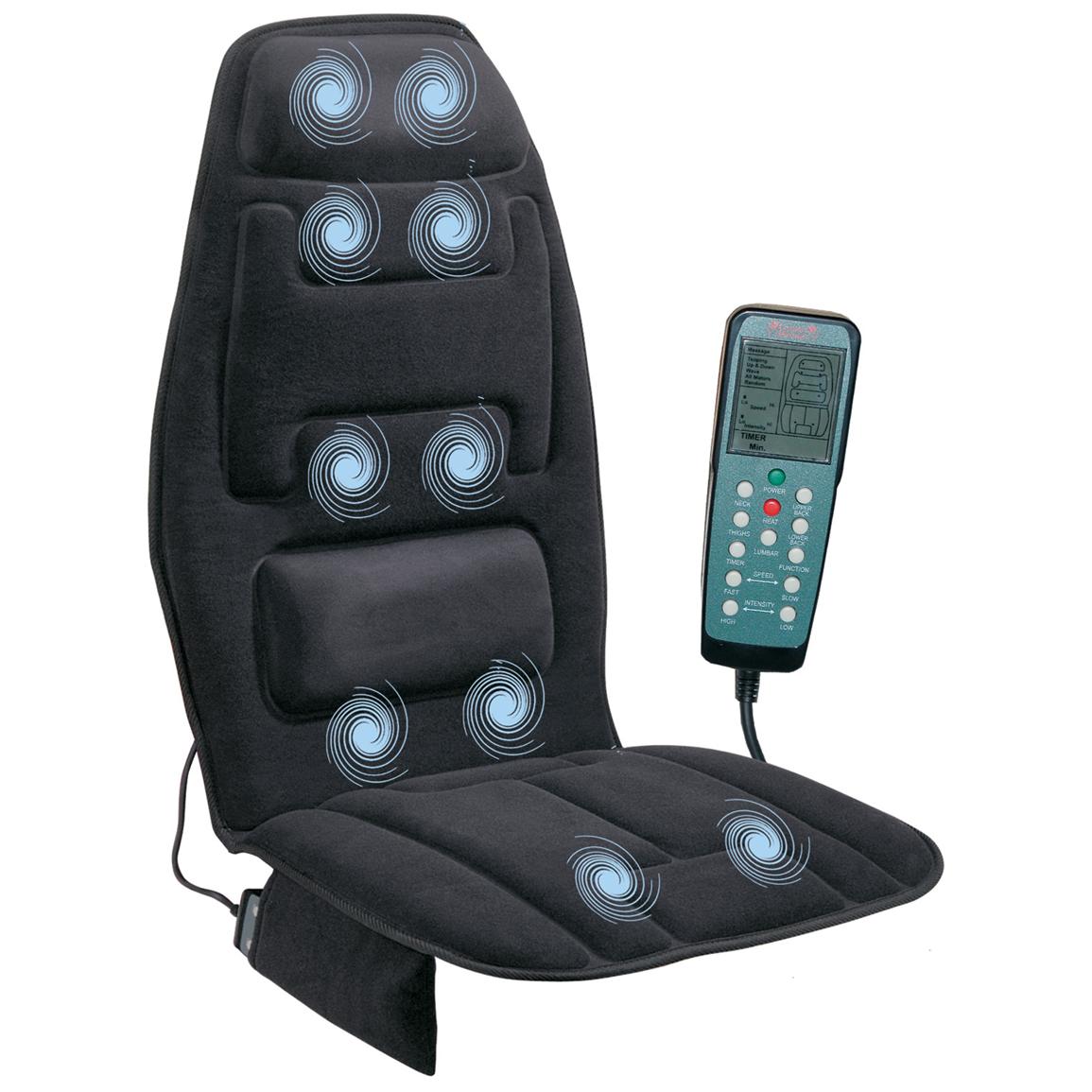 Comfort Products 10-Motor Massage Cushion with Heat - 307427, Massage