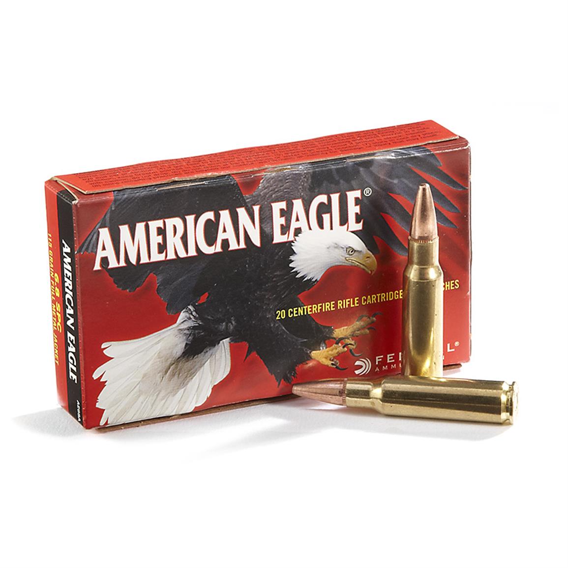  Rifle Ammo  6.8 Remington SPC Ammo  Federal American Eagle ...