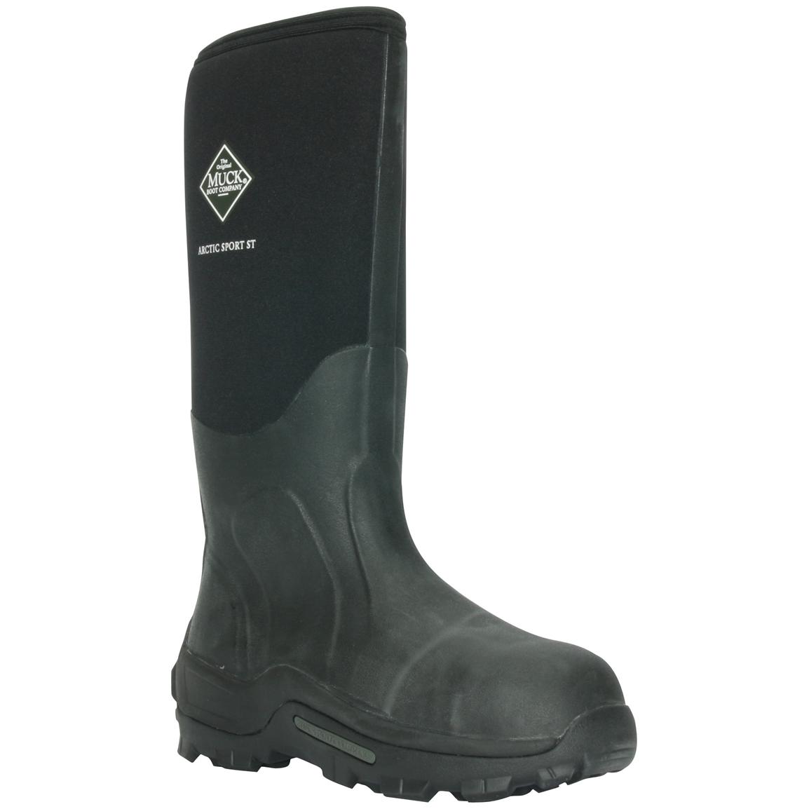 Men's Muck Boots™ 17" Arctic Sport Steel Toe Waterproof Rubber Boots