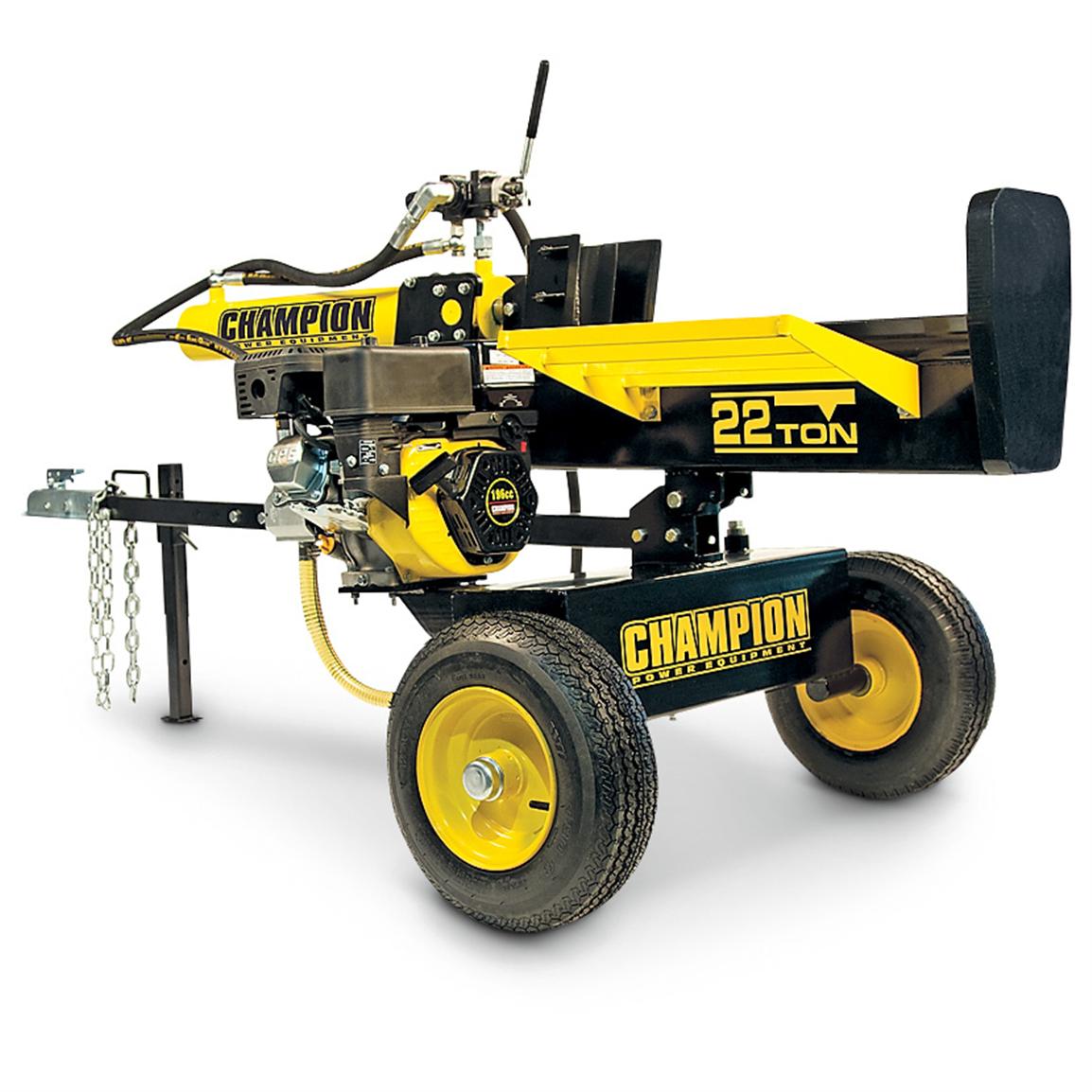 Champion Power Equipment 22ton Hydraulic Log Splitter 421768, Saws