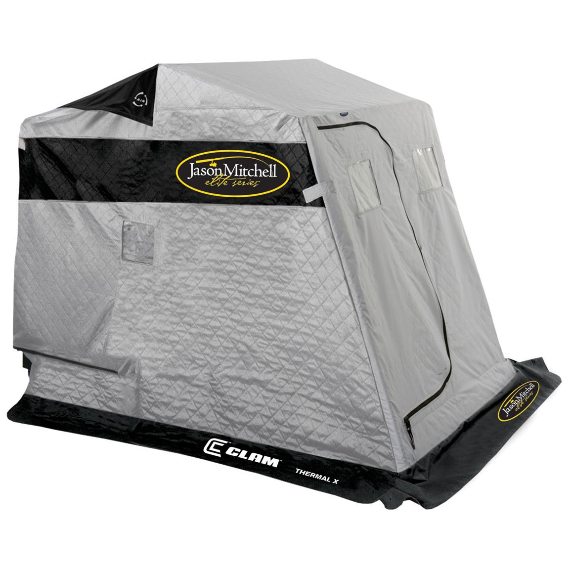 Clam™ Jason Mitchell Thermal X 2-person Ice Shelter ...