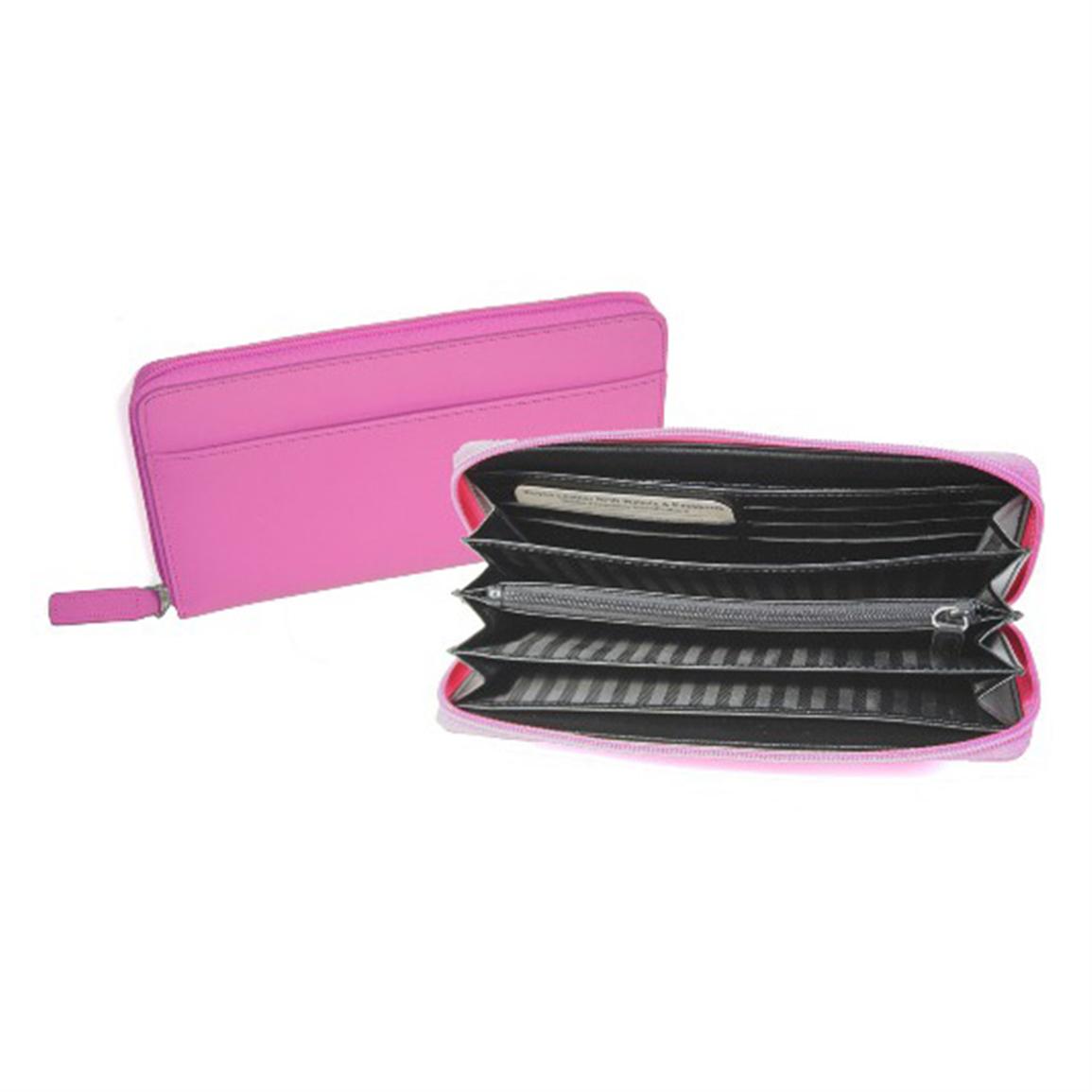 Women&#39;s Royce® Leather RFID Blocking Fan Wallet - 422998, Wallets at Sportsman&#39;s Guide