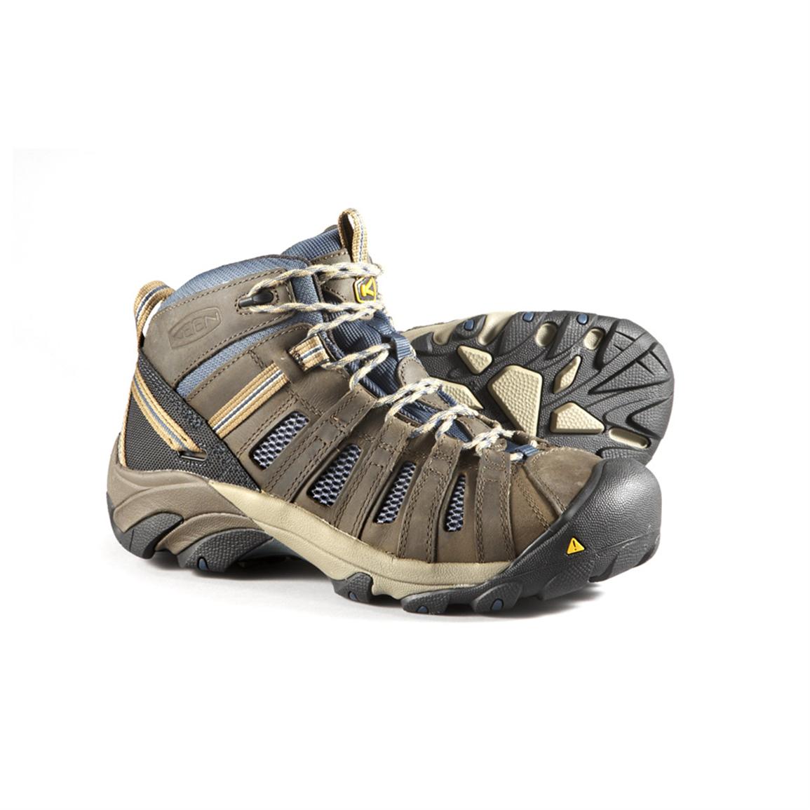 Men's KEEN Utility Flint Mid Steel Toe Shoes - 423575, Work Boots at ...