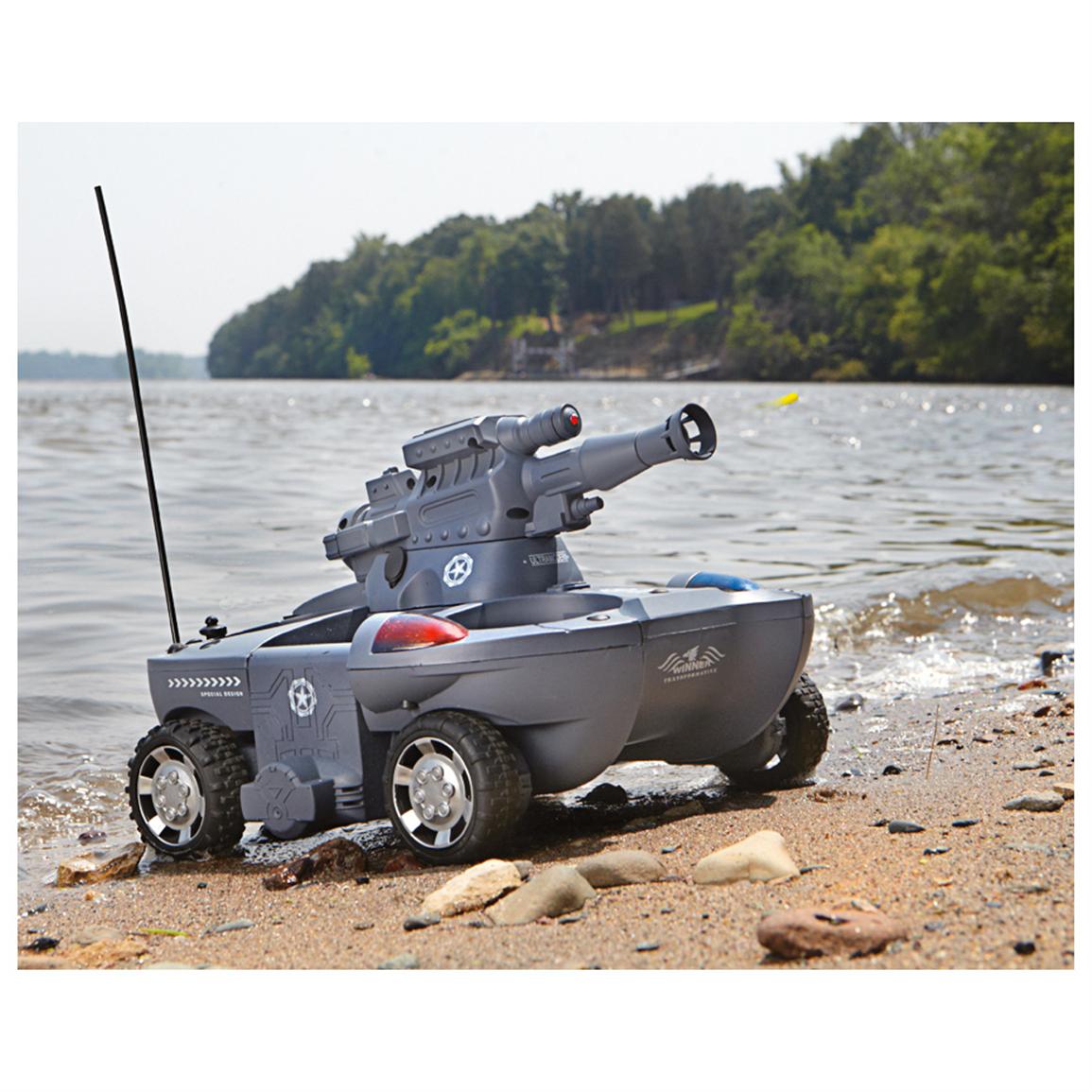 Radio Controlled Amphibious Tank Remote Control Drones At