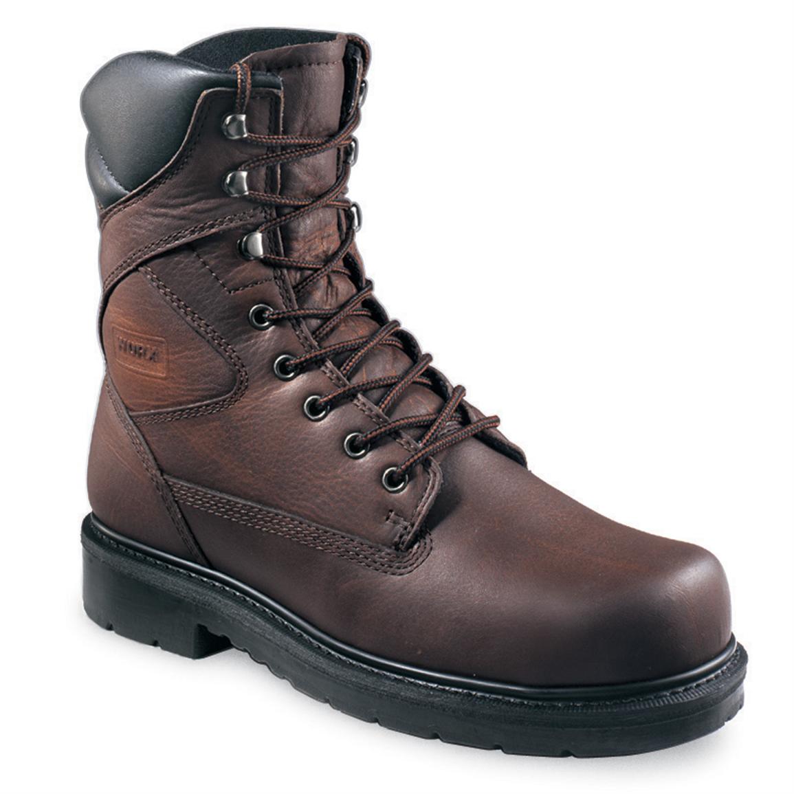 Men's WORX® by Red Wing® Shoes 5526 8" Steel Toe EH Boots, Brown