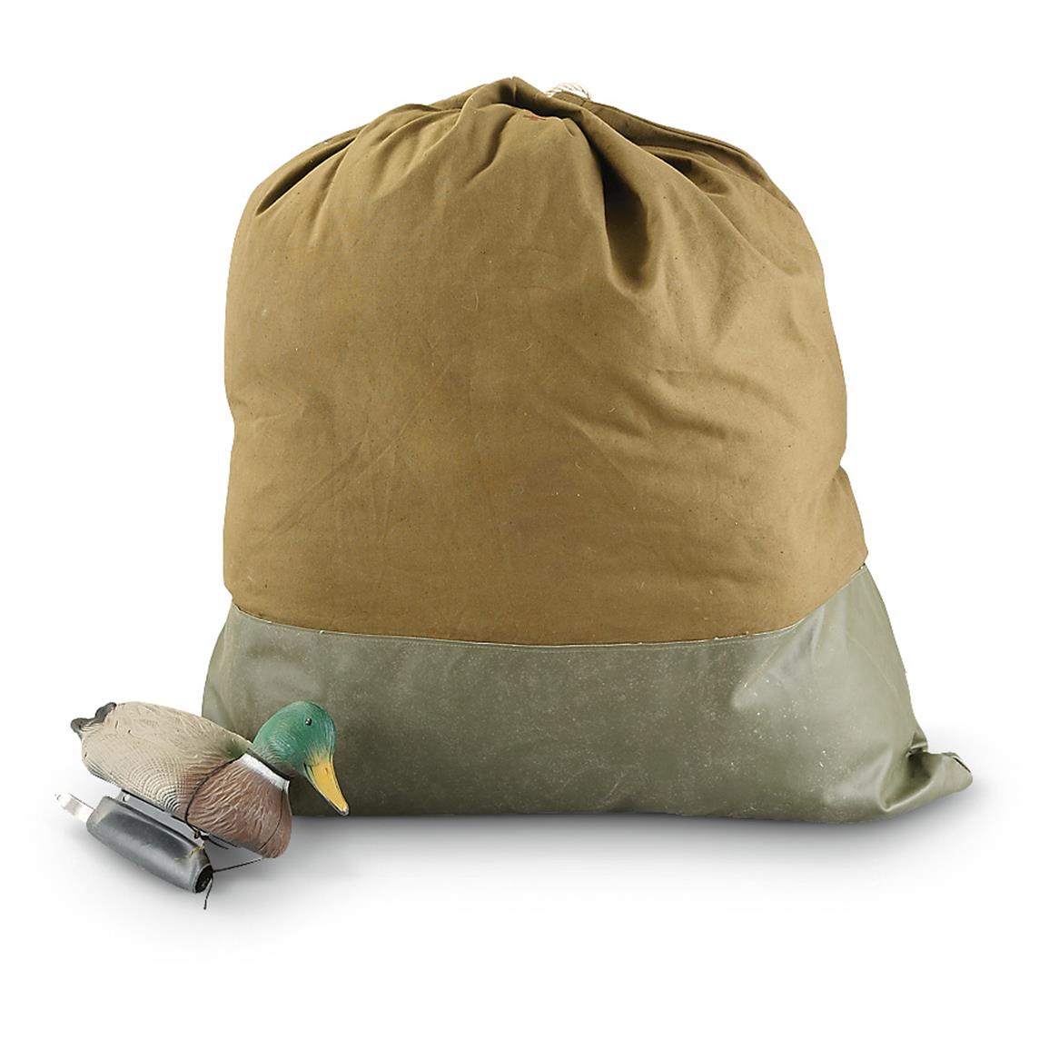 Used Swedish Military Surplus XL Duffel Bag, Olive Drab - 580041, Duffle Bags at Sportsman&#39;s Guide