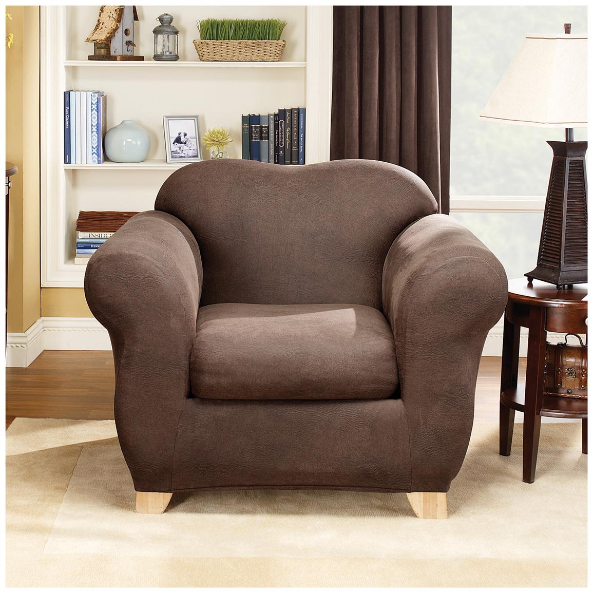 Leather Chair Covers / Dining Room Chair Slipcovers PU Leather Chair