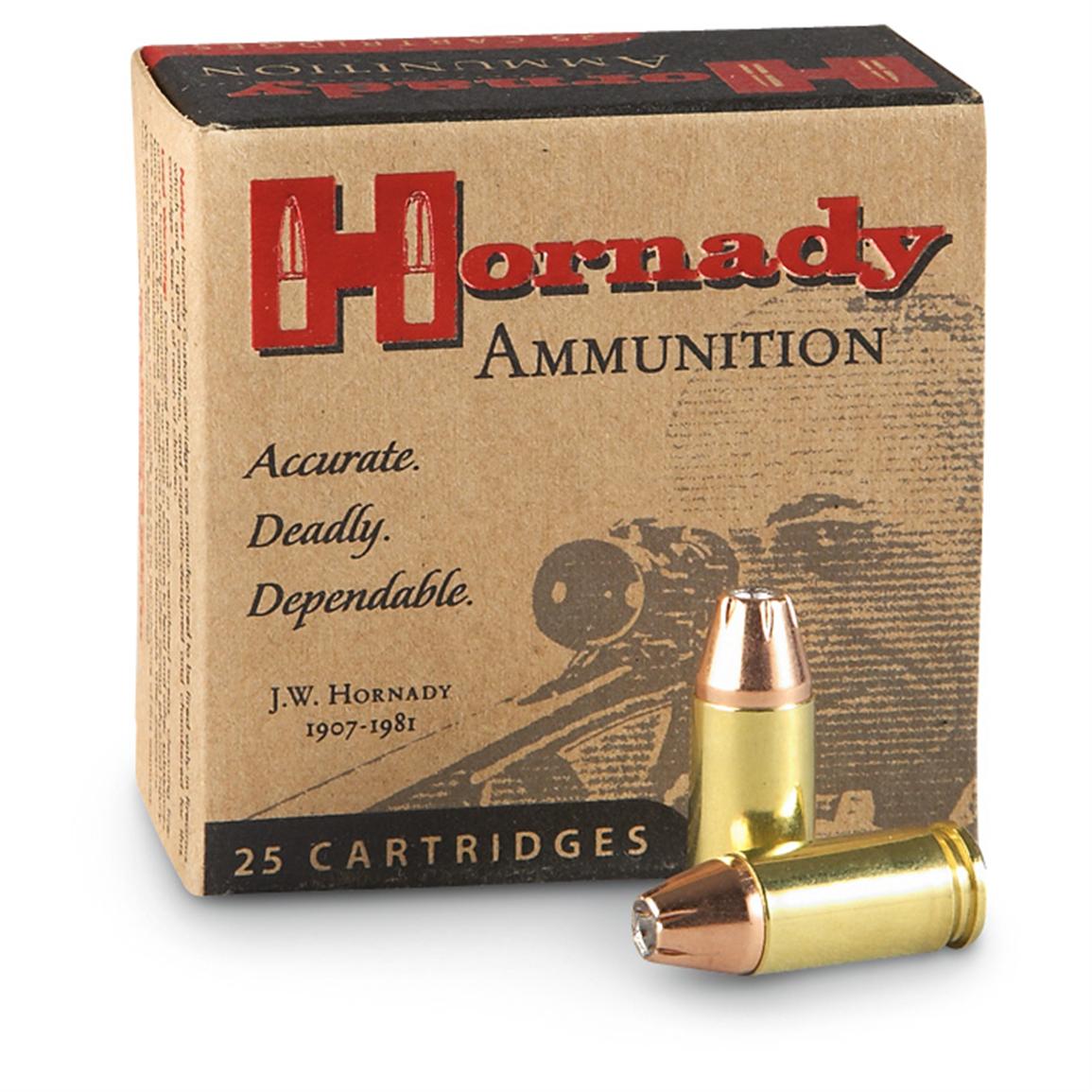 Hornady Custom, .40 S&W, JHP / XTP, 155 Grain, 20 Rounds - 23931, .40 S