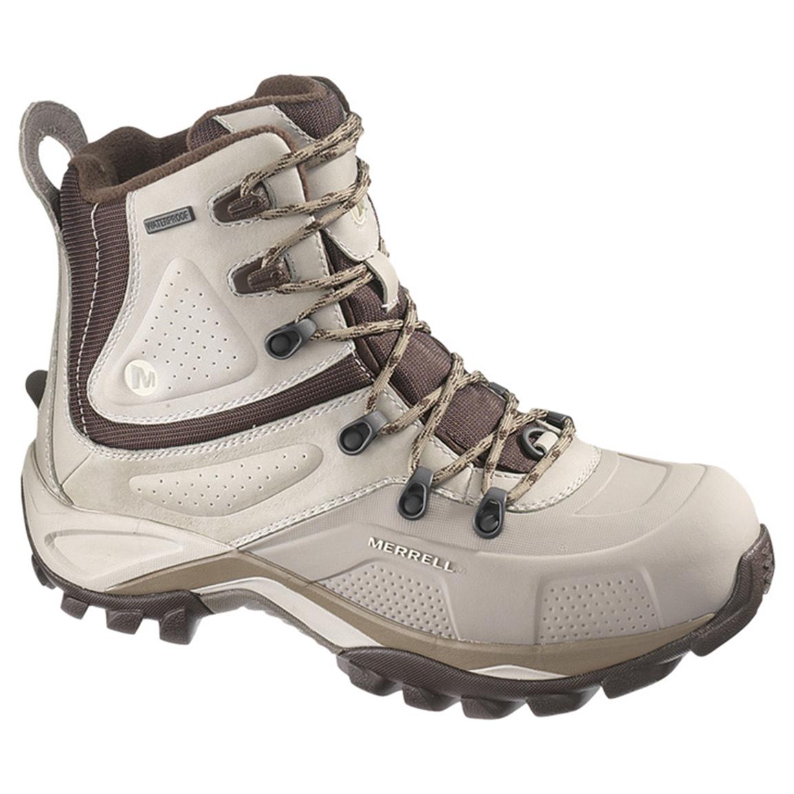 Women&#39;s Merrell® Whiteout 8 Waterproof 400-gram Winter Boots - 583695, Hiking Boots & Shoes at ...