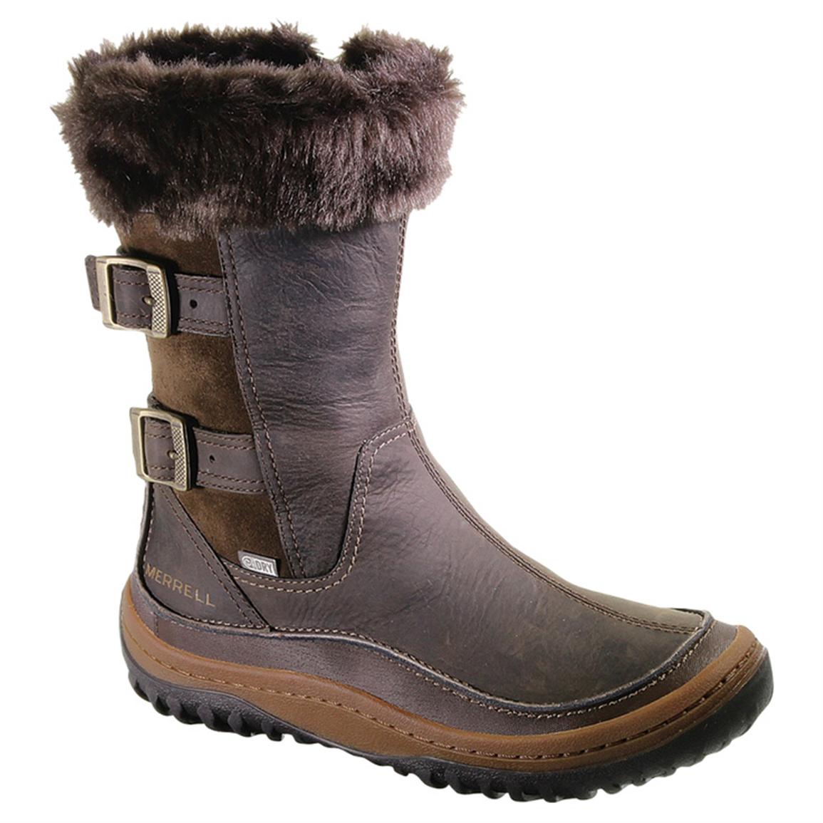 Women&#39;s Merrell® 10&quot; Decora Chant Waterproof Insulated Winter Boots - 583705, Winter & Snow ...