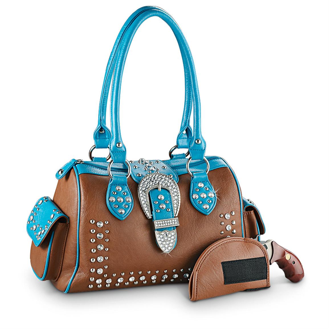 Western Concealment Purse with Bling - 584423, Purses & Handbags at Sportsman&#39;s Guide