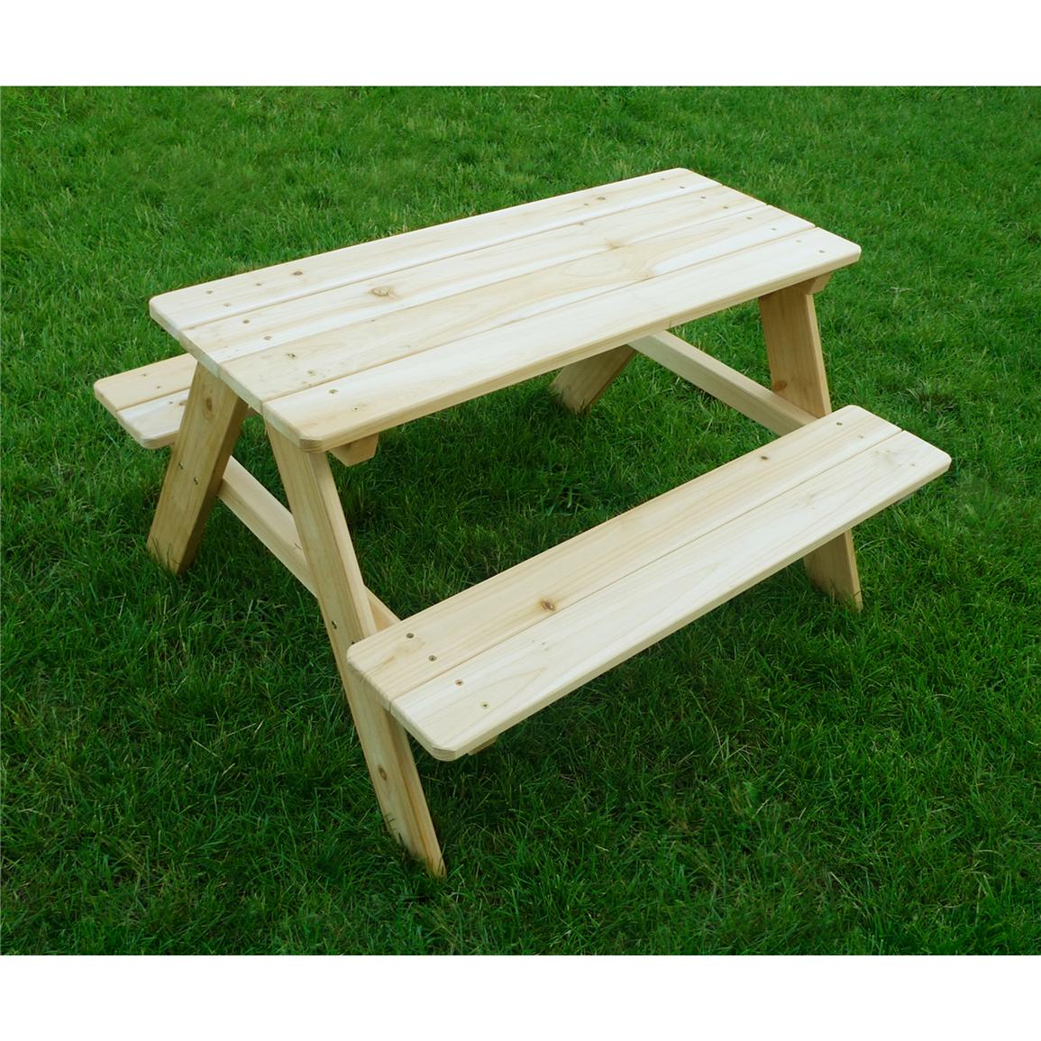 Merry Products™ Kids Wooden Picnic Table - 588458, Patio Furniture at ...