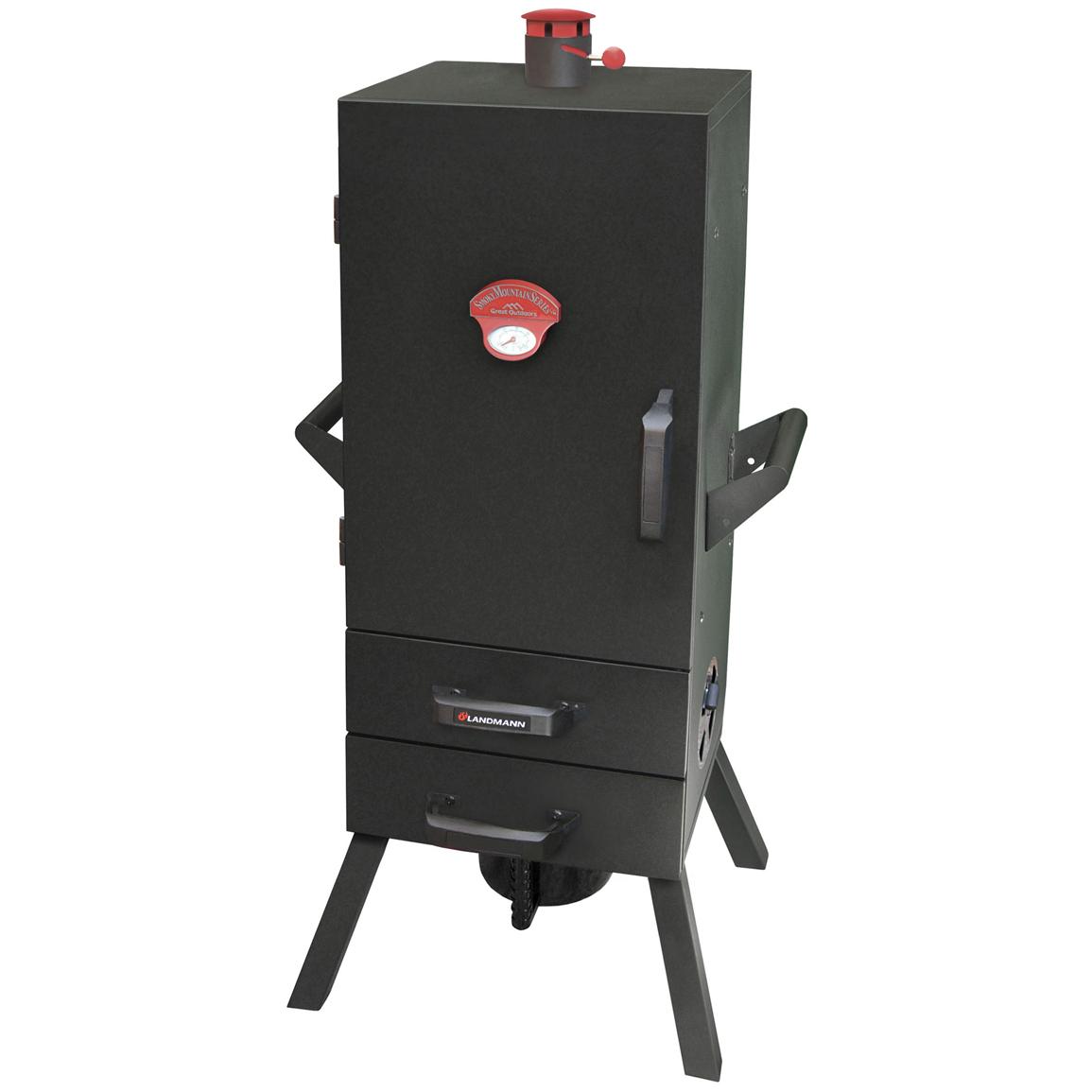 Landmann Smoky Mountain 34" Charcoal Smoker with 2 Heatsaving Drawers