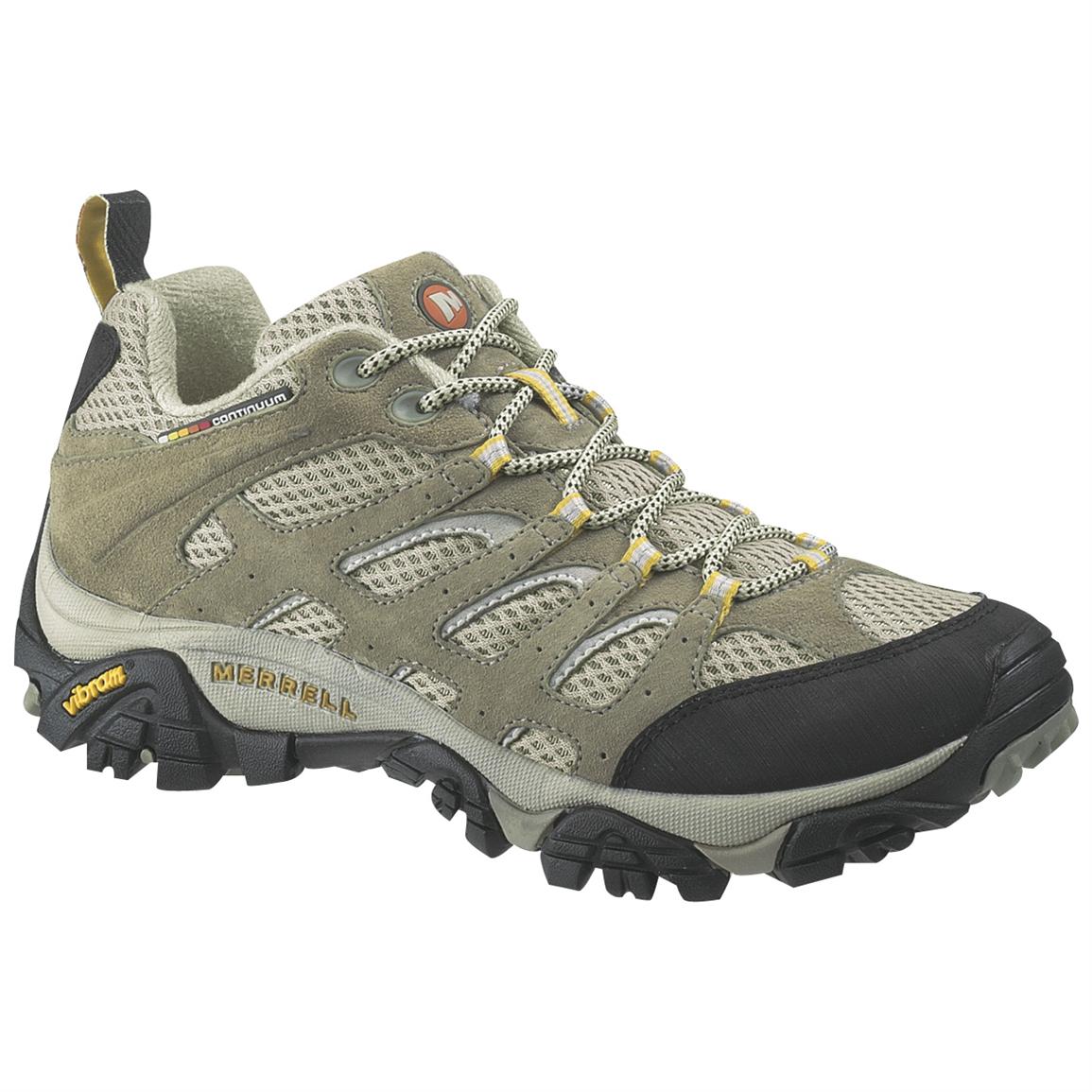 Women&#39;s Merrell® Moab Ventilator Hiking Shoes, Taupe - 591247, Hiking Boots & Shoes at Sportsman ...