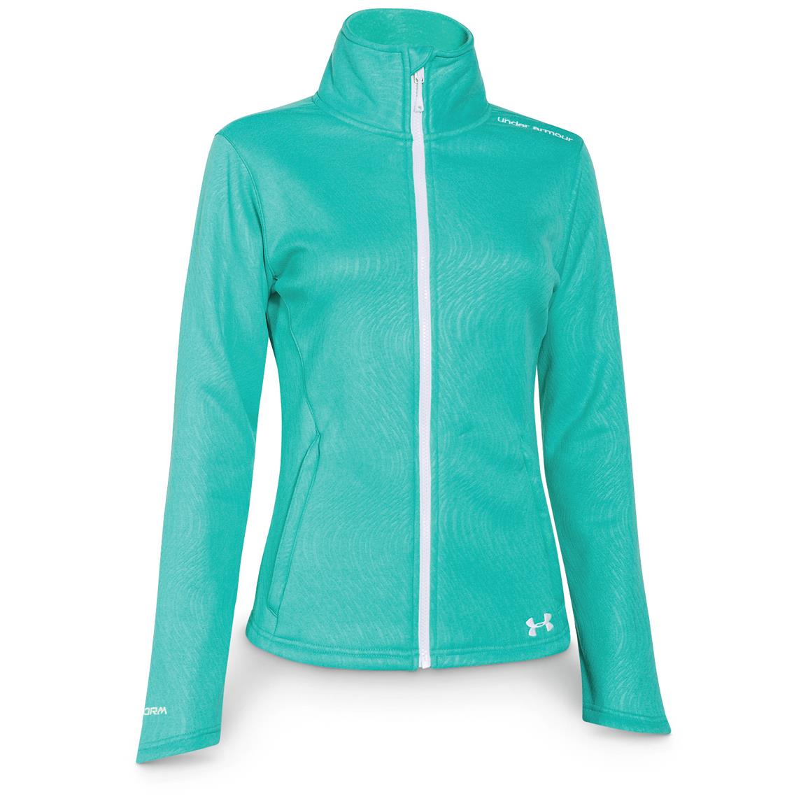 under armour jackets green women