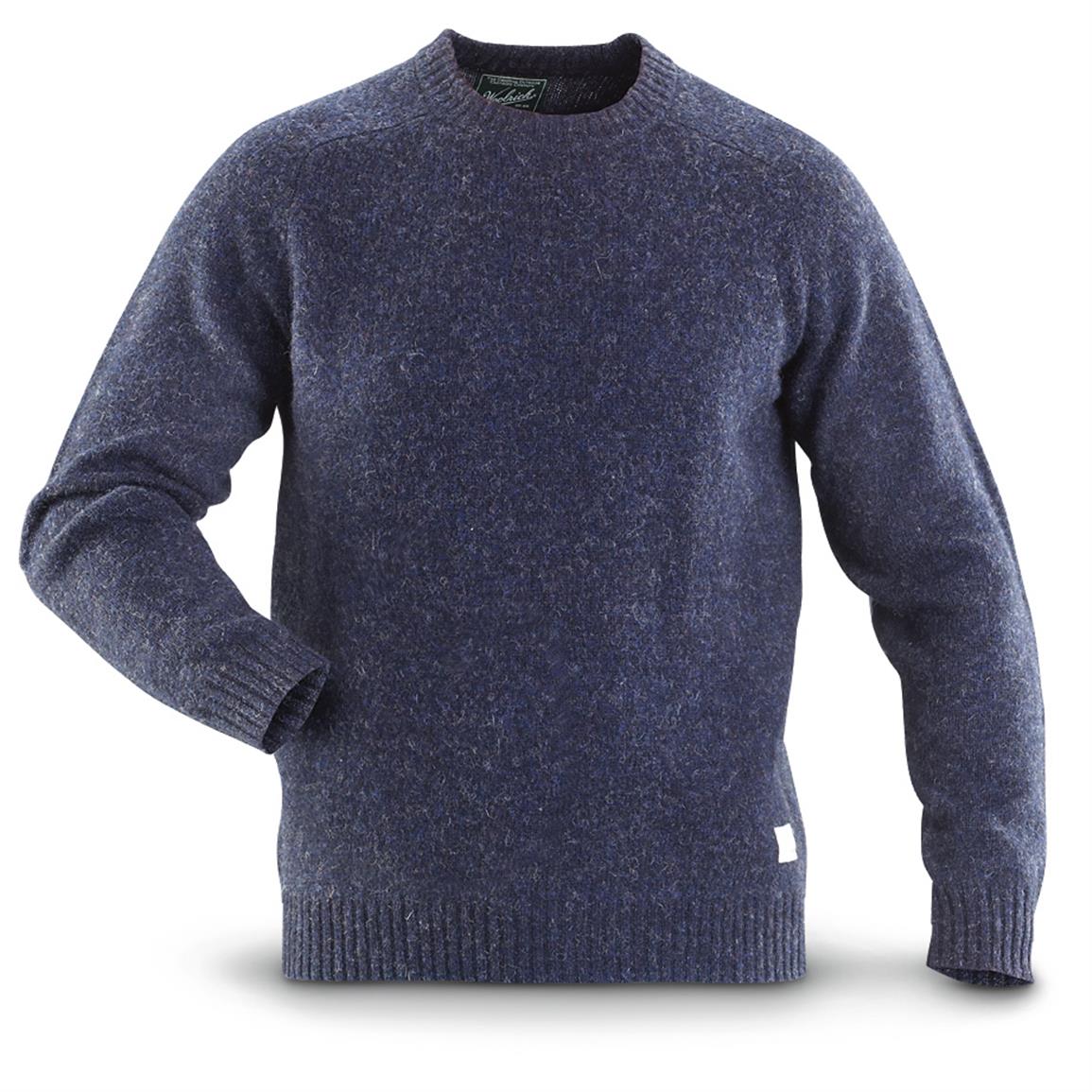 Woolrich Mens Kennebeck Shetland Crew Neck Sweater 592954 Sweaters