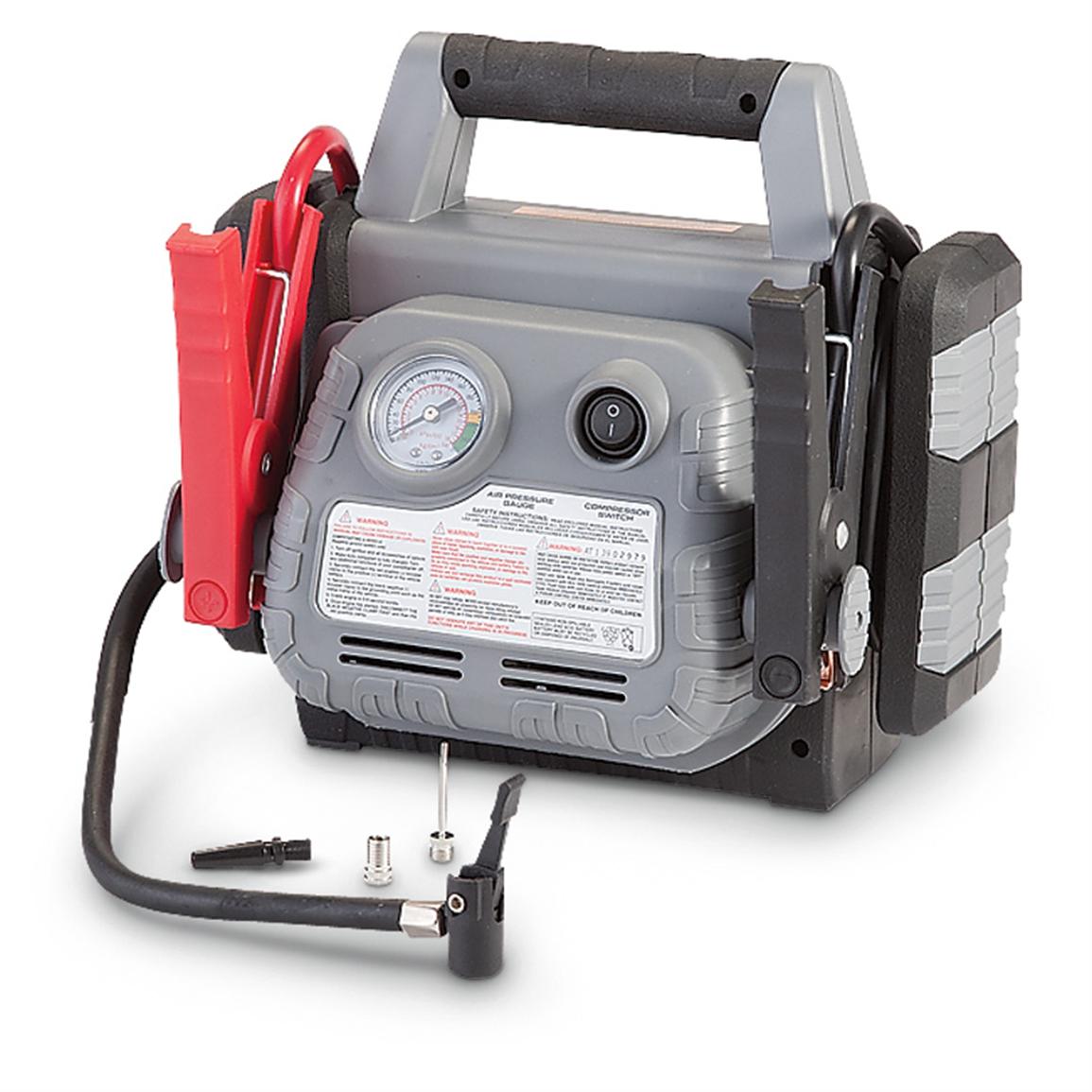 Peak® 300 AMP Jumpstart with Inflator - 593031, Chargers & Jump