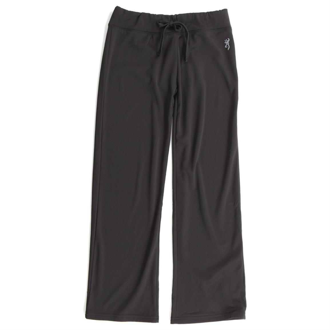 loose black trousers