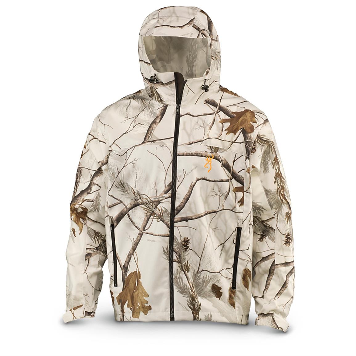 Browning Snow Camo Parka 597489, Camo Jackets at Sportsman's Guide