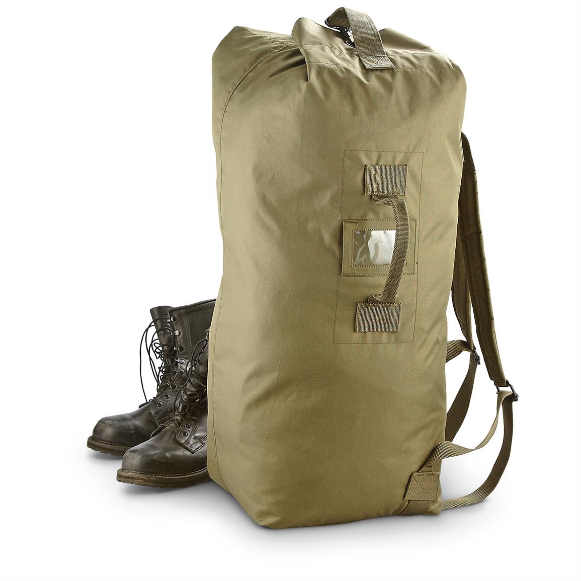 U.S. Military-style Duffel Bag, Olive Drab - 608448, Military Style Backpacks & Bags at ...