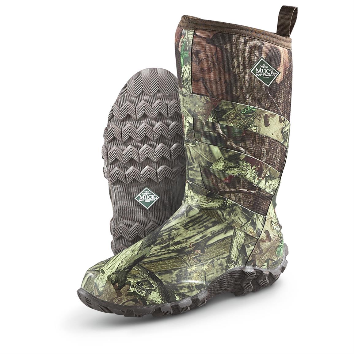 Muck Boots Men&#39;s Pursuit Fieldrunner Hunting Boots - 609870, Rubber & Rain Boots at Sportsman&#39;s ...