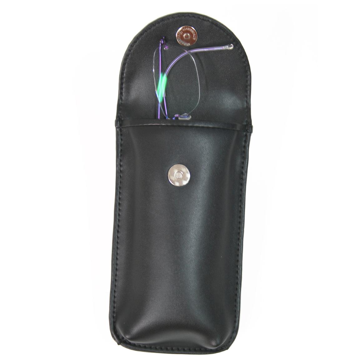 Royce Leather® Double Eyeglass Carrying Case 610740, Accessories at