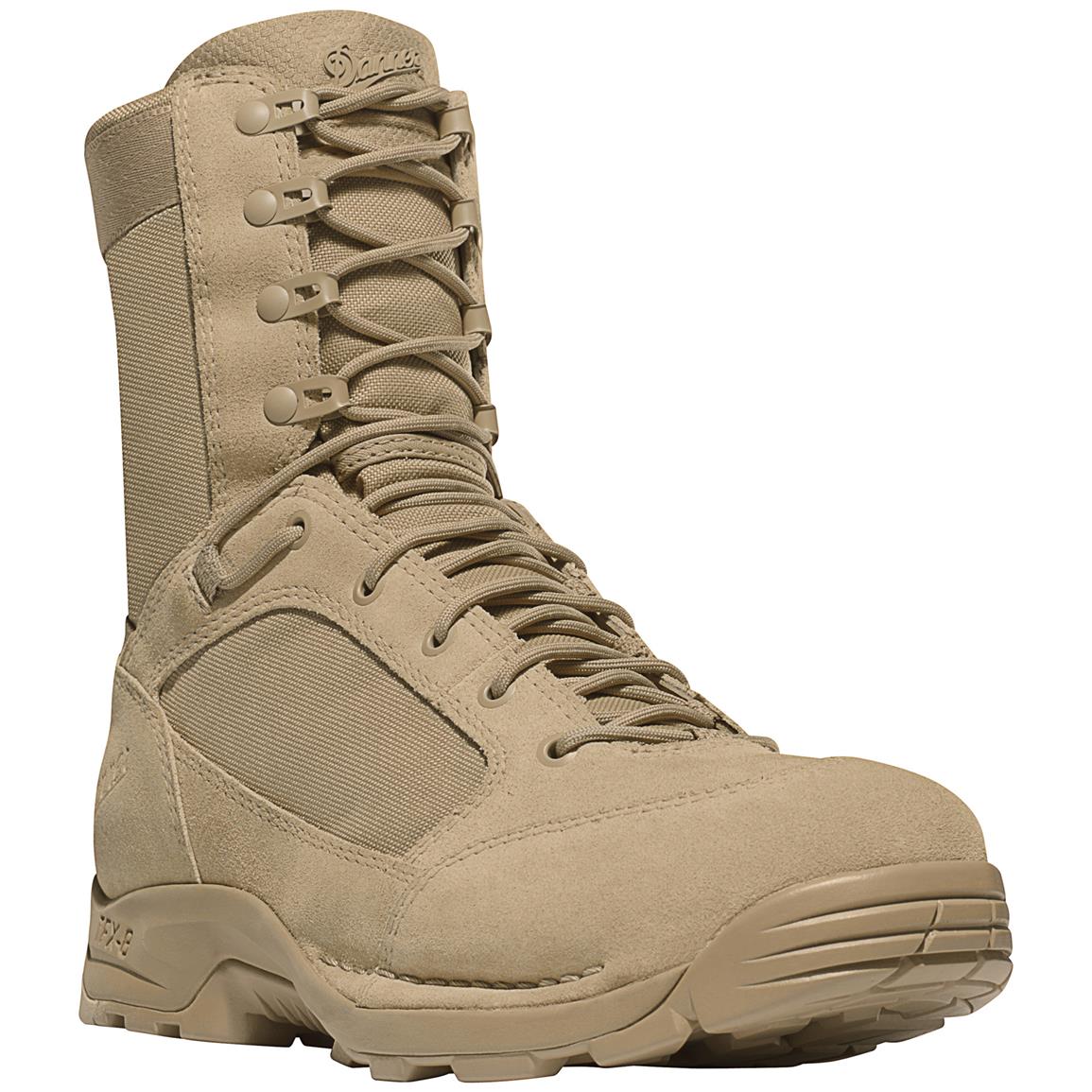 beige tactical boots