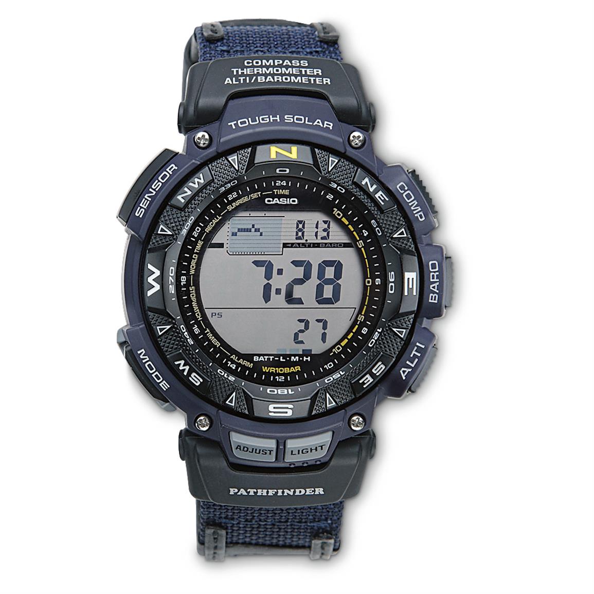 Casio Protrek Triple Sensor Solar Watch - 615545, Watches at Sportsman