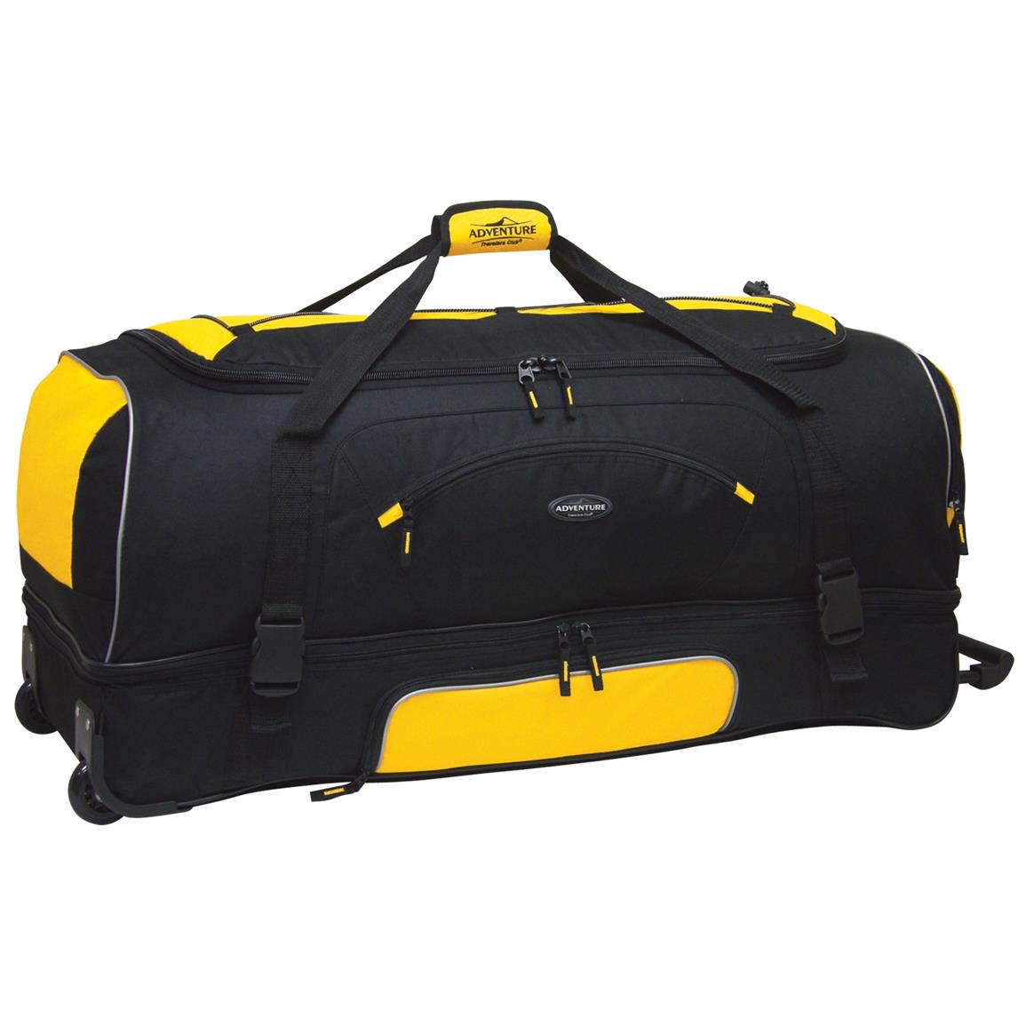 Traveler&#39;s Club® Adventure 36&quot; 2-section Drop Bottom Rolling Duffel Bag - 618260, Luggage at ...