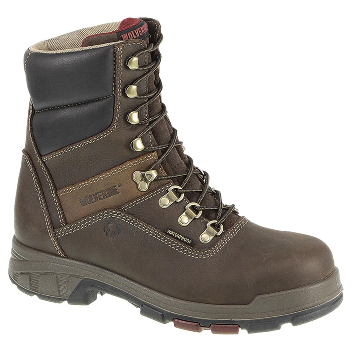 Men's Wolverine® 8" Cabor EPX Waterproof Work Boots ...