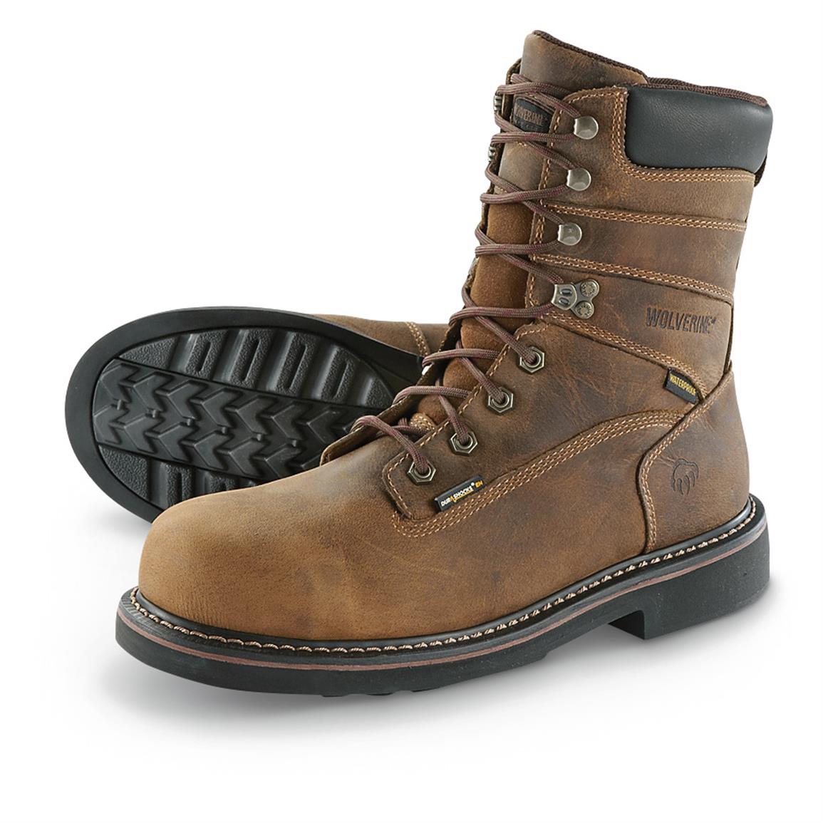 Wolverine Men's Brek 8" Waterproof Work Boots - 618746 ...
