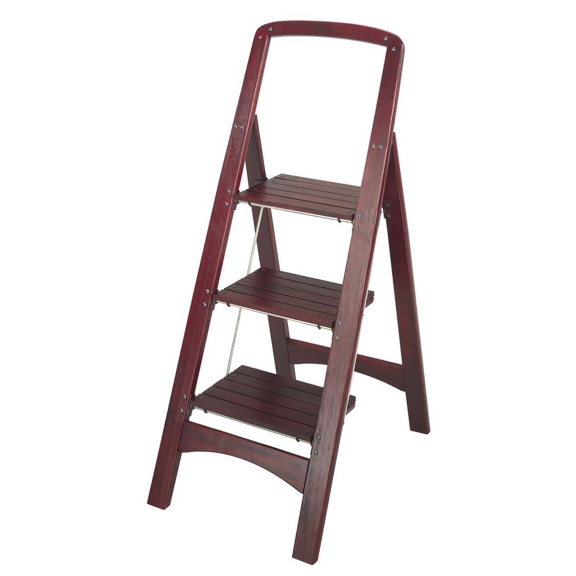Cosco Wood 3-Step Folding Ladder - 577739, Ladders &amp; Storage