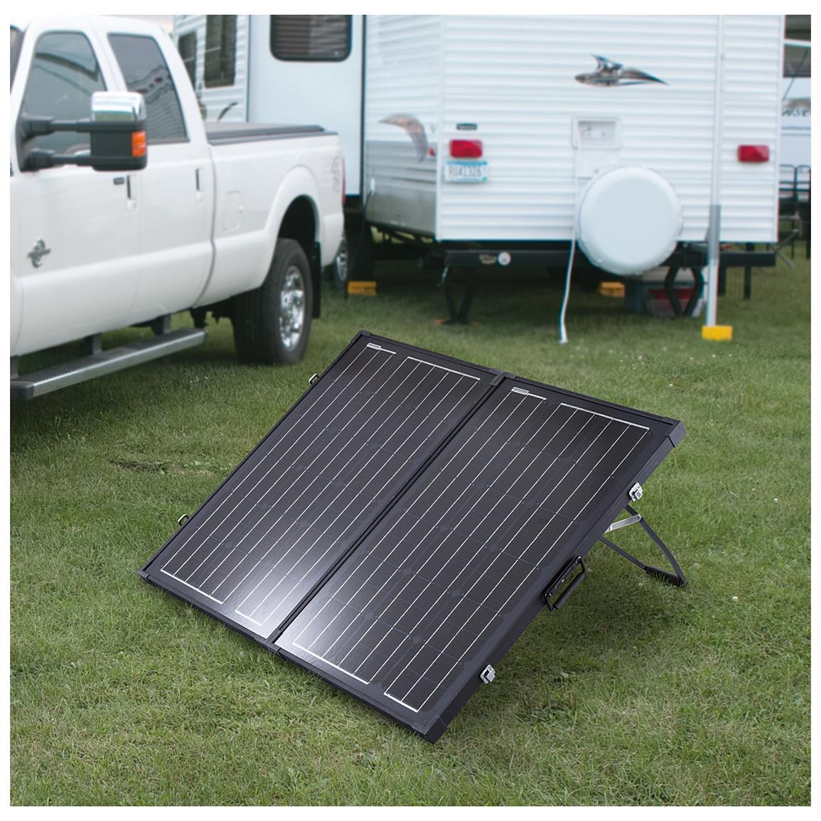Nature Power Portable Monocrystalline Silicon Solar Panels in Briefcase Design 619357, Solar