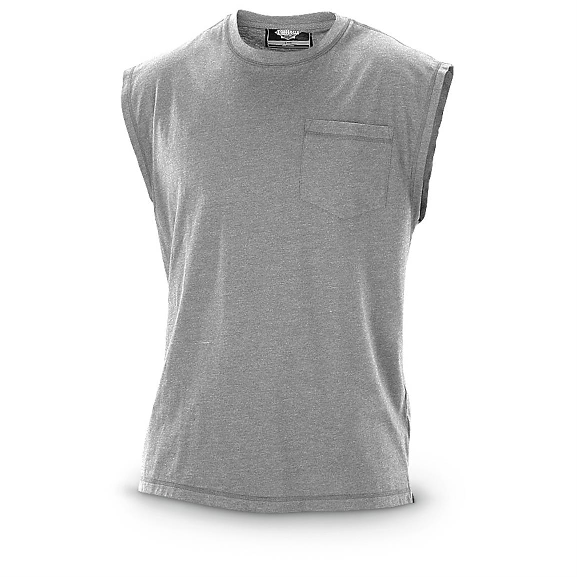 Guide Gear Sleeveless Work Pocket T-shirt - 621479, T-Shirts at Sportsman's Guide