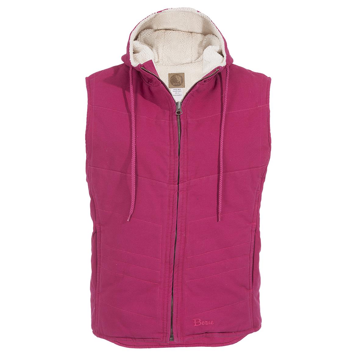 Women's Berne® Washed Hooded Vest 621571, Vests at