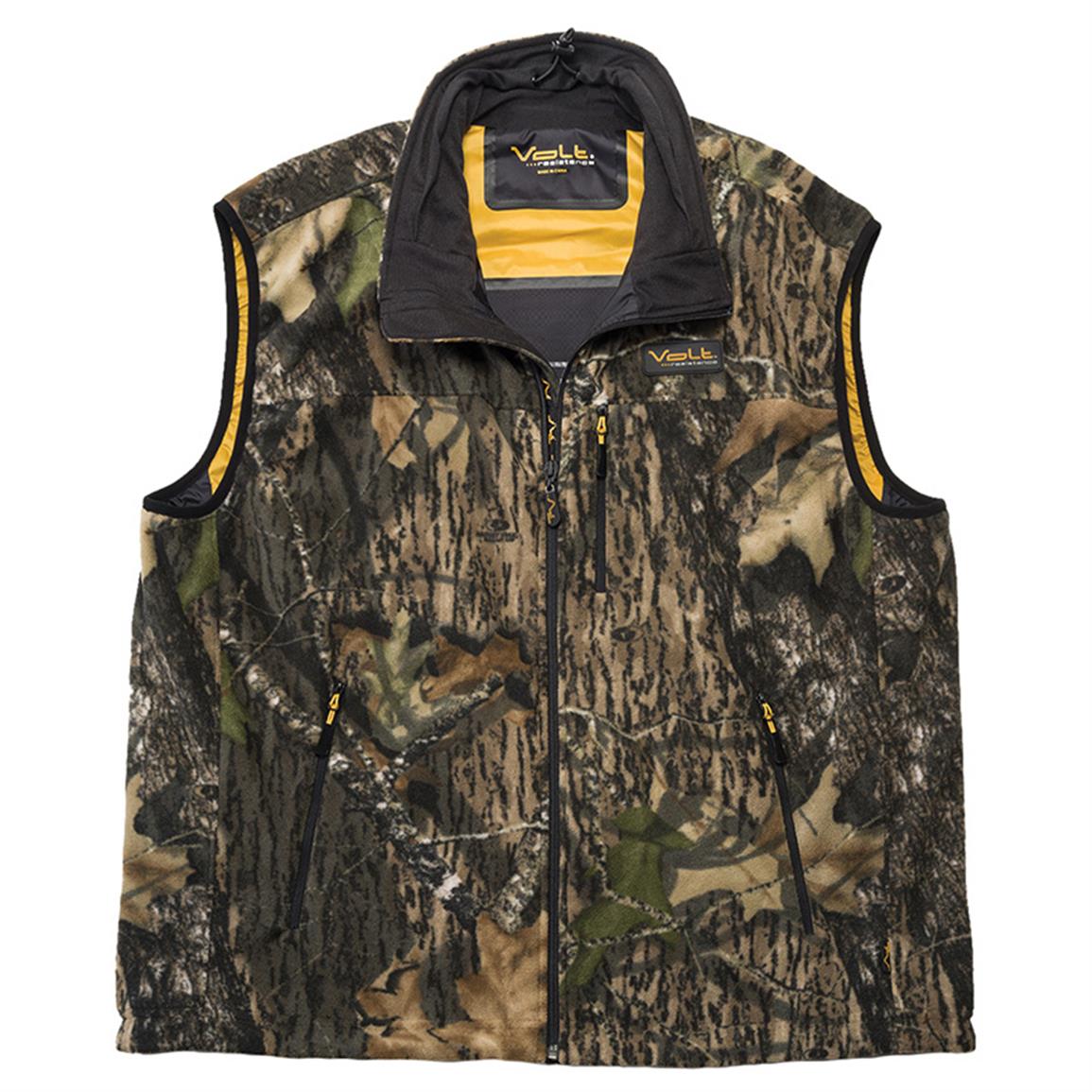 Volt Resistance CAMO 7V Fleece Heated Vest - 627333, Vests at Sportsman 