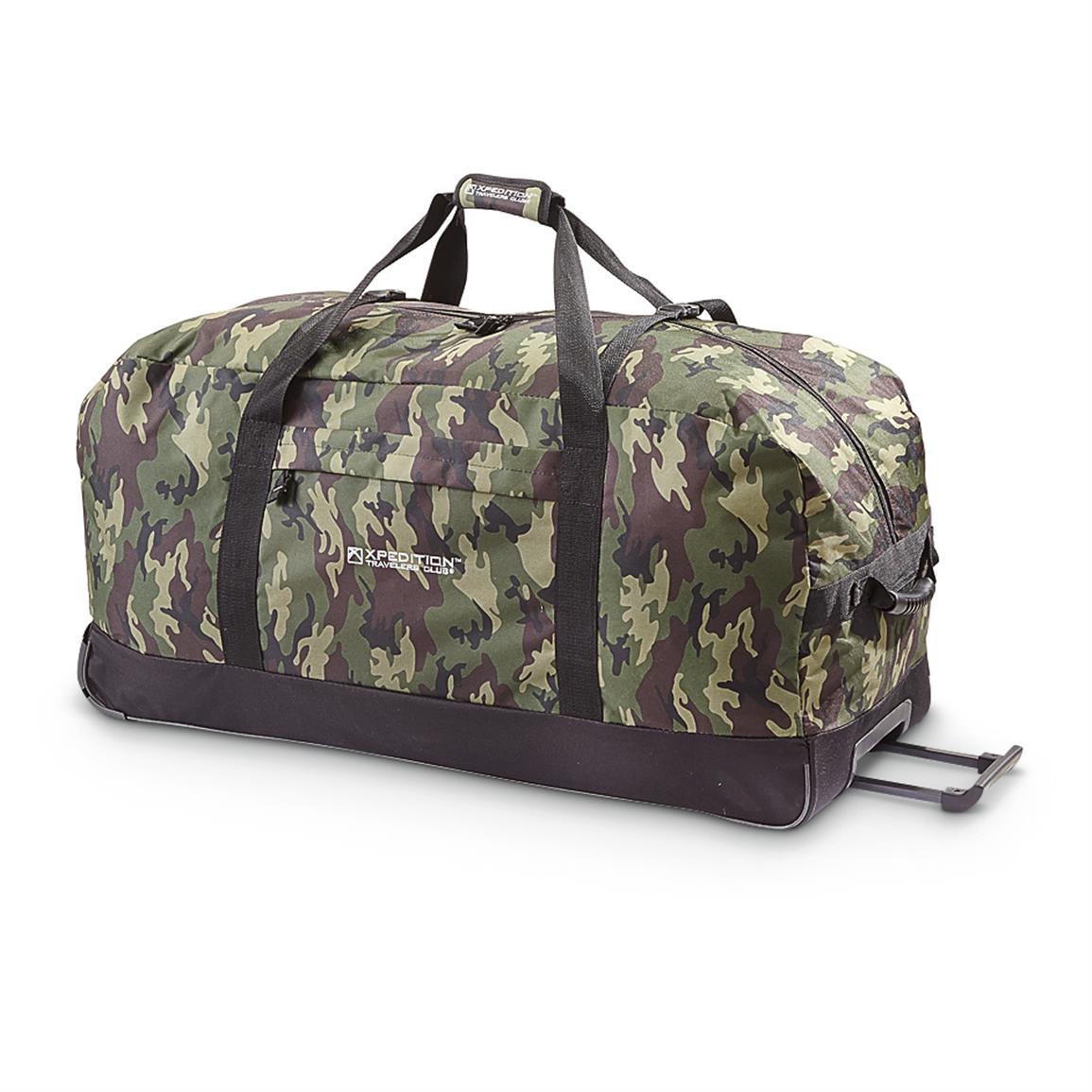 Large 36&quot; Rolling Duffel Bag - 635755, Luggage at Sportsman&#39;s Guide