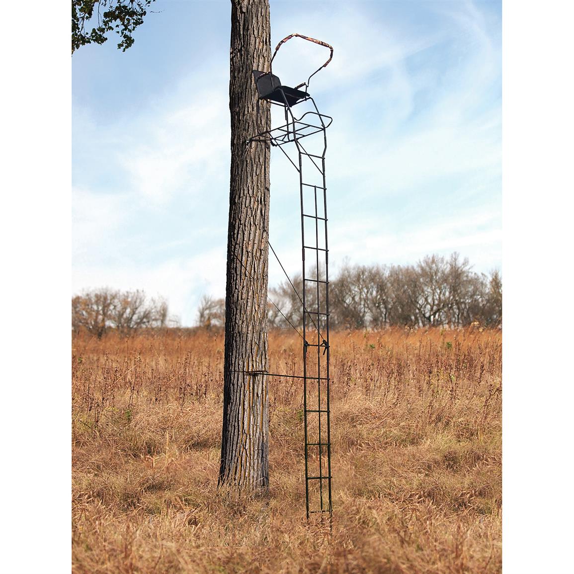 Sniper 21' Deluxe Ladder Stand 637205, Ladder Tree Stands at