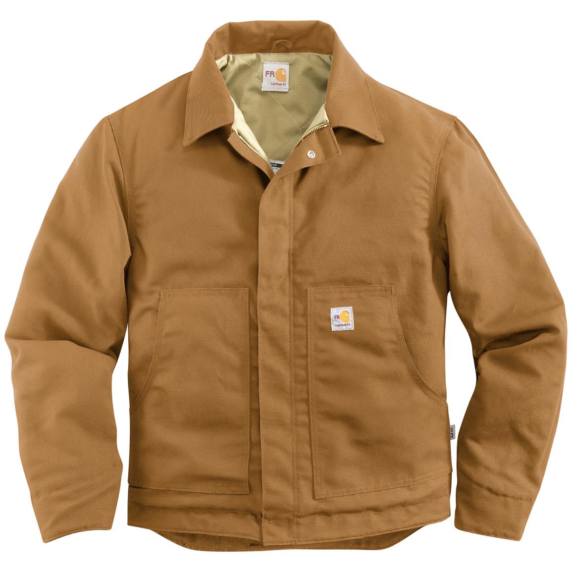 Carhartt Flame-resistant Quilt-lined Canvas Dearborn Jacket - 637607