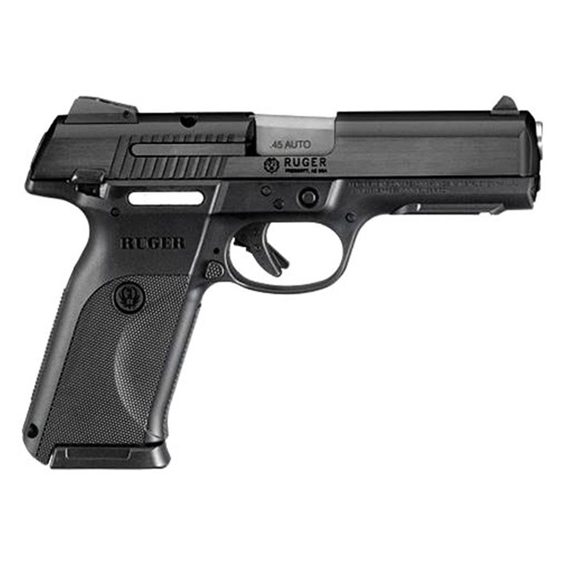 Ruger SR45 Pistol, SemiAutomatic, .45 ACP, 4.5" Barrel, 10+1 Rounds