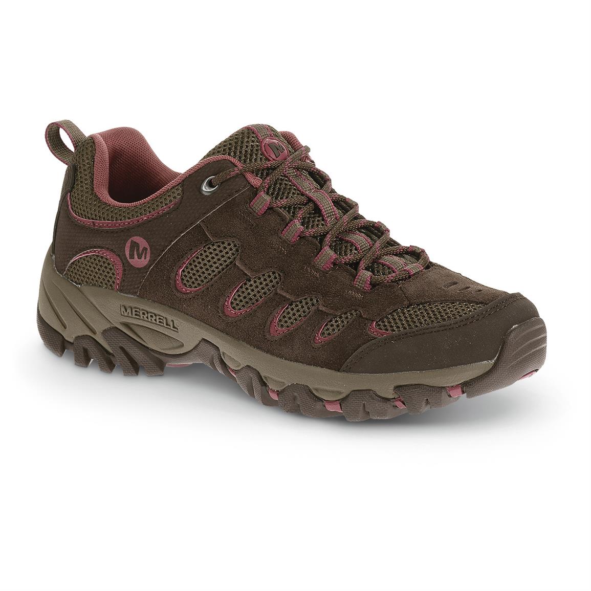 Women&#39;s Merrell Ridgepass Hiking Shoes - 640067, Hiking Boots & Shoes at Sportsman&#39;s Guide