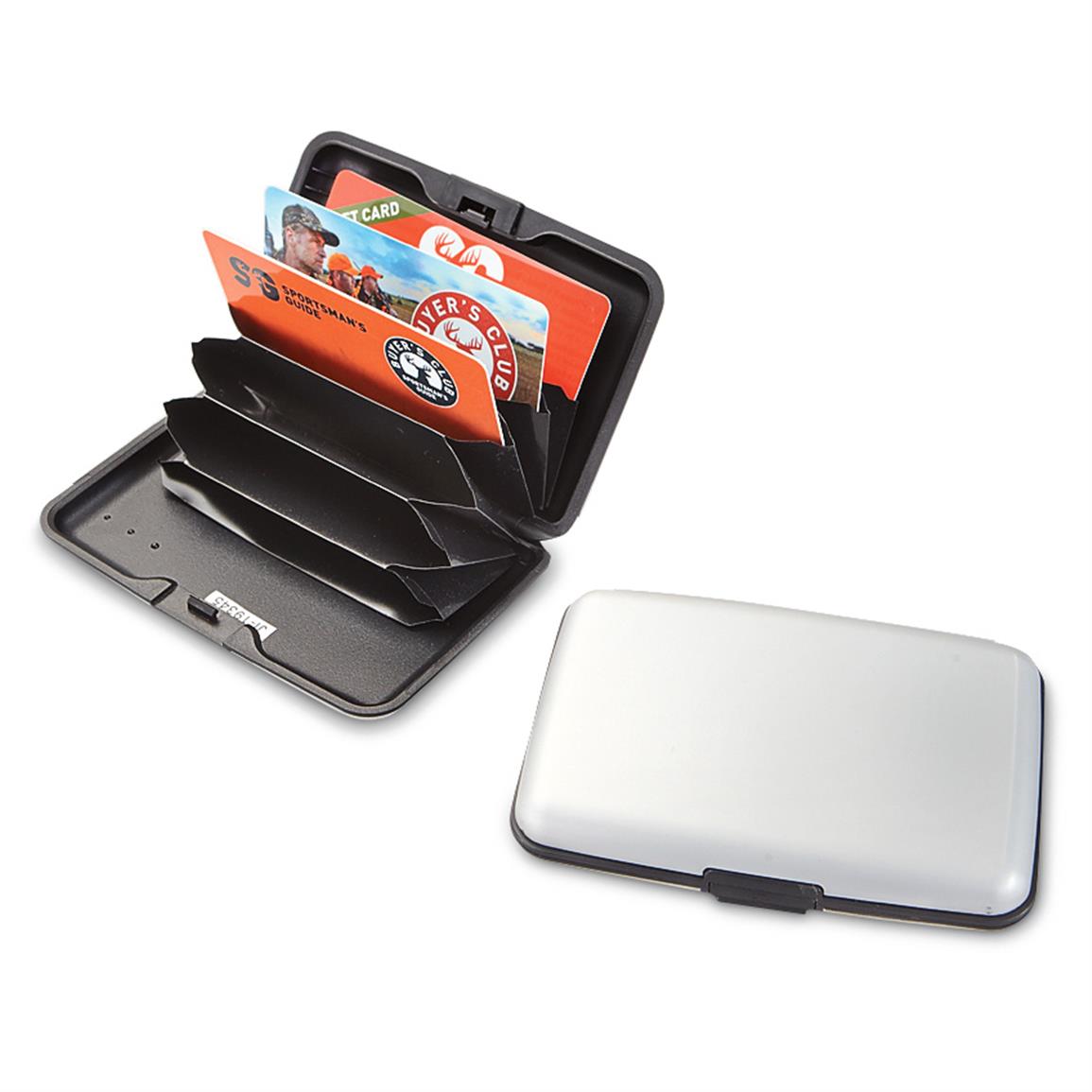 Aluminum RF-Shielded Security Credit card Wallet - 640093, Wallets at Sportsman&#39;s Guide