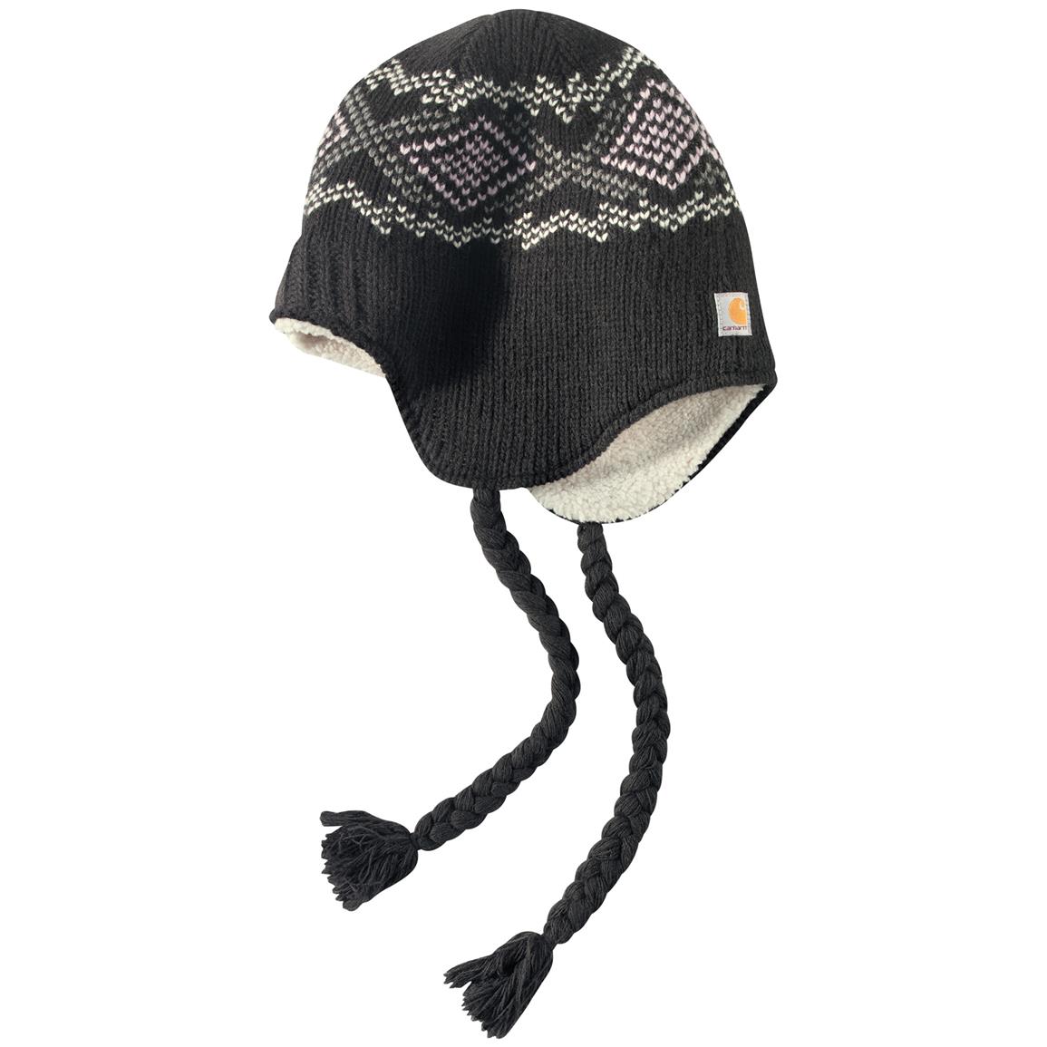 Women's Carhartt Picket Earflap Winter Hat - 640240, Hats & Caps at Sportsman's Guide