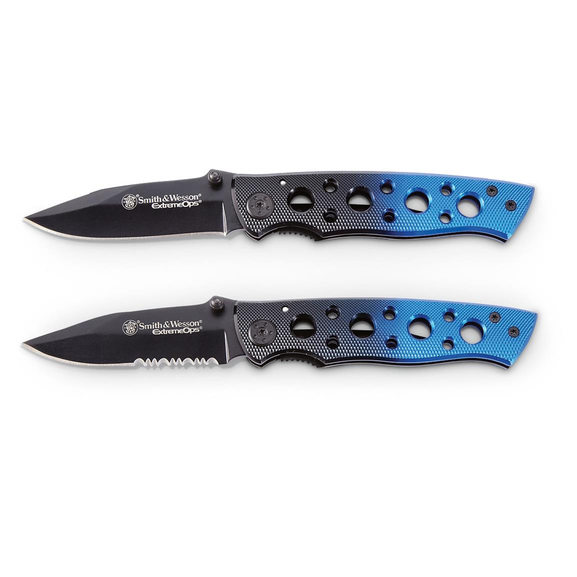 Smith Wesson Extreme Ops Knife Set Folding Knives At