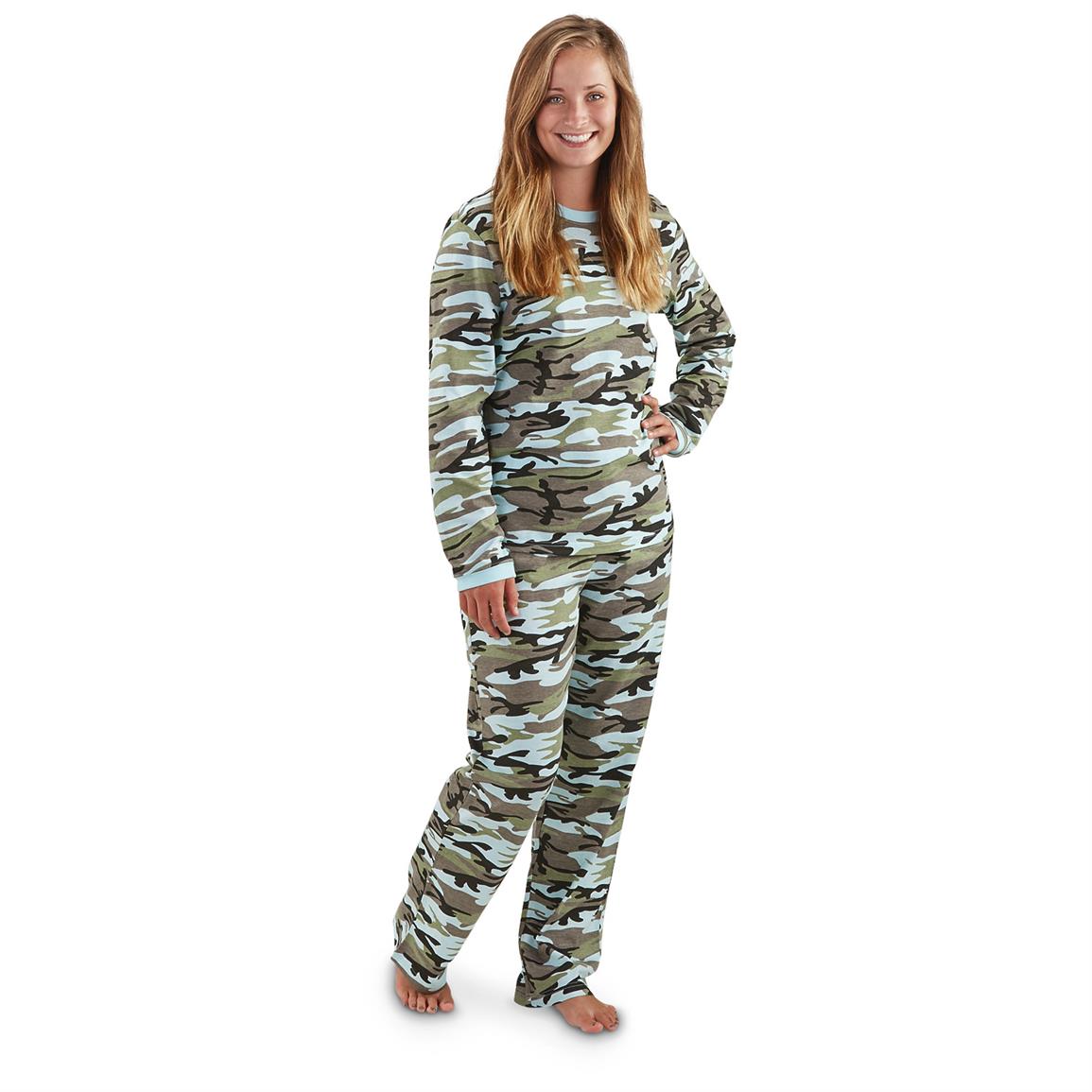 Guide Gear Women S Camo Pajama Set Sleepwear 23232 Hot Sex Picture 