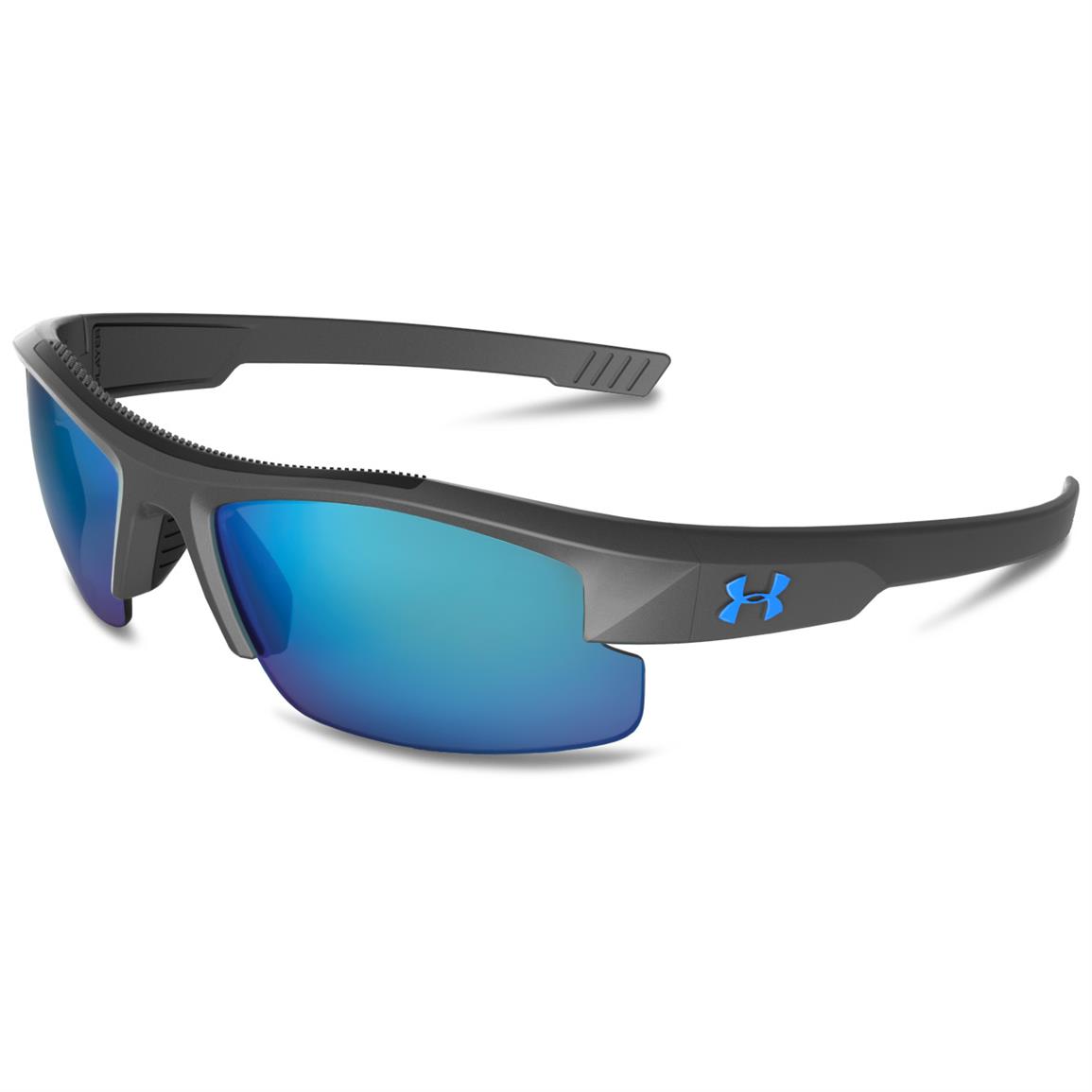 Youth Under Armour Nitro L Mirror Storm Polarized Sunglasses 647373 Sunglasses And Eyewear At 8884