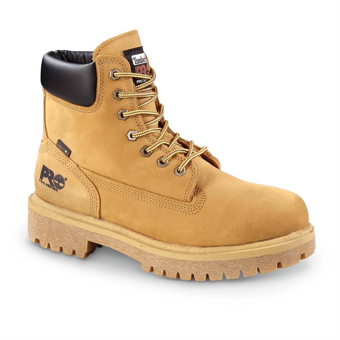 Timberland PRO Direct Attach 6" Soft Toe Waterproof Work Boots - 651283, Work Boots at Sportsman