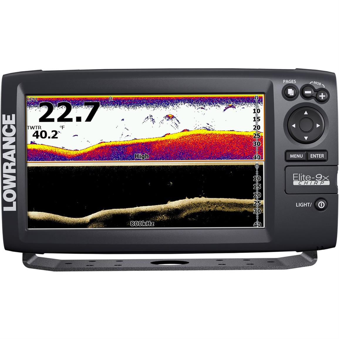 Lowrance Elite X Chirp Fishfinder With Khz