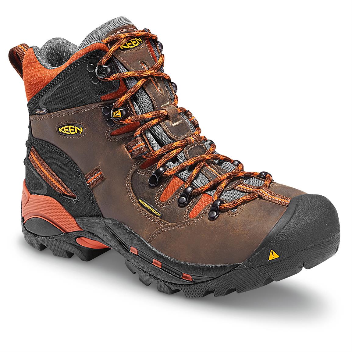 KEEN Utility Men's Pittsburgh Waterproof Soft Toe Work Boots - 652406, Work Boots at Sportsman's 
